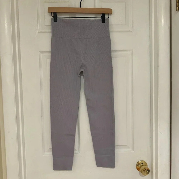 NWT Madewell MWL Seamless Ribbed Legging in Faded Lavender - Picture 4 of 9